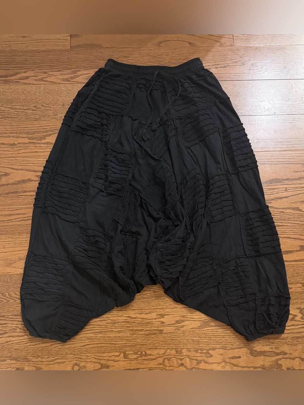Black Womens Harem Pants - Relaxed Jogger Style